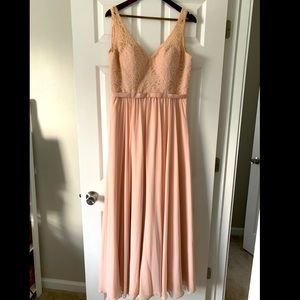 Blush Morilee Bridesmaid dress